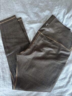 Zyia Crackled leather high-rise legging